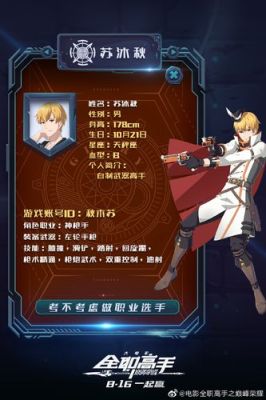 全职高手用剑的都有谁？（全职高手全员武器名字）