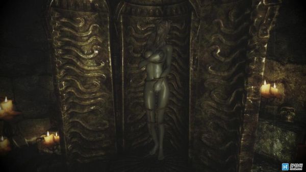 女裸父画，炒作还是艺术？（上古卷轴5束缚武器美化）