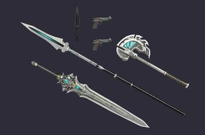 枪法的基本动作(冷兵器 )？（动作游戏武器）