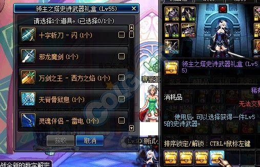 领主的精粹怎么用？（领主之塔史诗武器礼盒70礼盒）