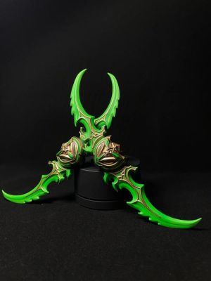 魔兽世界里有和蛋刀类似外形的武器吗？（那把武器外形跟蛋刀一样呢）