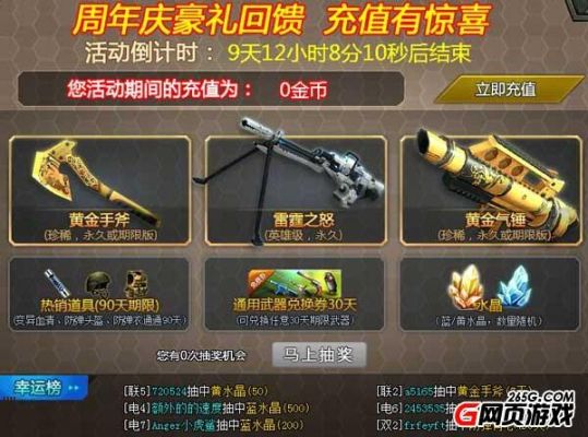 生死狙击有黄金武器永久可以卖多少钱？（生死狙击黄金武器号真的）