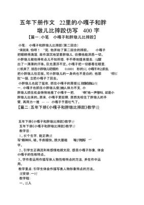 摔跤这一课中描写小嘎子神态的句子有什么？（鞭是胖墩的武器）