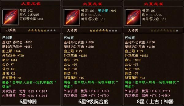 九星霸体诀兵器等级分制？（新天龙八部九星武器）