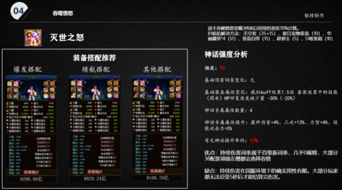 地下城女气功目前活动选哪个装备？（5.25后女气功武器排行）