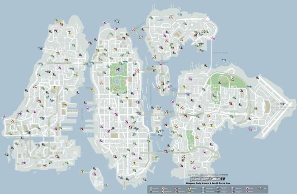 gta4自由城武器店位置？（gta5所有武器所在地）