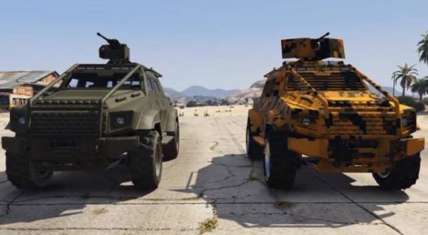 gta能改装的武装载具有哪些？（gta5作战中心的武器）