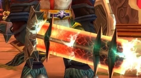 Wow防骑使用什么单手武器最好？（wow能背着的单手武器）