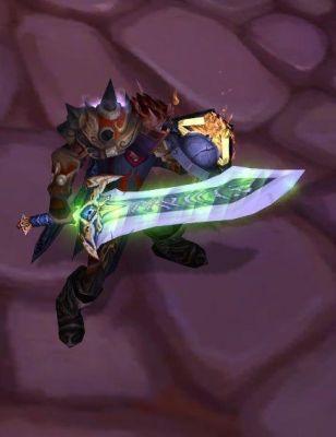 Wow防骑使用什么单手武器最好？（wow能背着的单手武器）