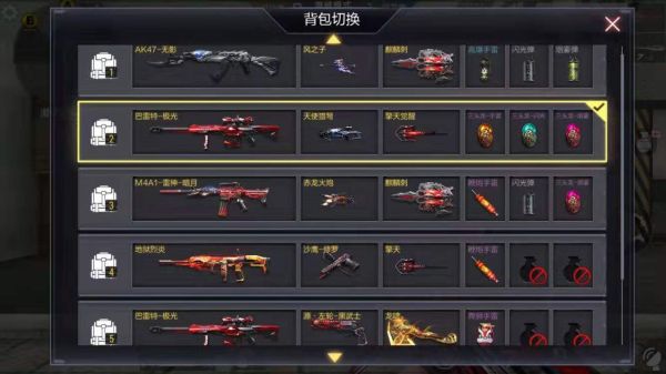 CF挑战模式背包配什么枪好？（cf手游背包武器搭配）