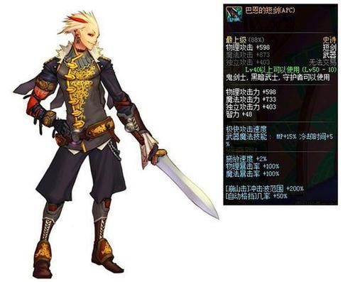 dnf四大剑圣是谁？（dnf西岚带的什么武器）