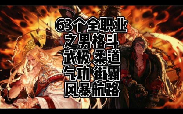 男格斗里面什么职业好搬砖？（男格斗各职业用什么武器）
