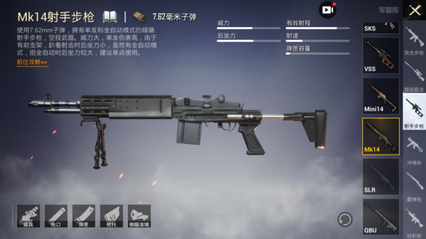 和平精英空投武器一共有多少？（只有空投出的武器有哪些）