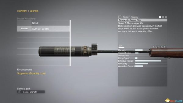 为什么合金装备5没有自定义武器？（合金装备5怎么解锁武器）