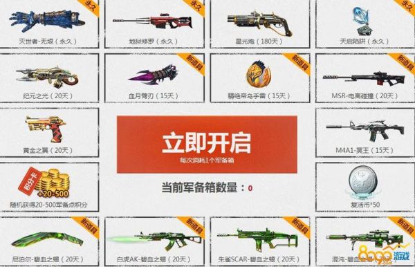 逆战如何开箱子得到永久道具的几率比较大？（逆战送永久武器活动几率）