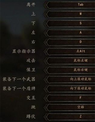 骑马与砍杀2按键详解？（骑马与砍杀武器动作）