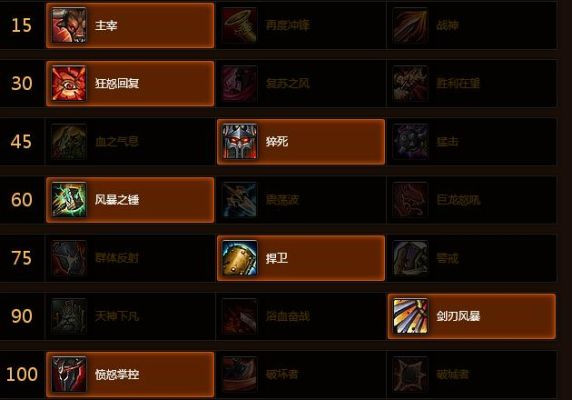 求80级武器战士天赋？（武器战pvp天赋）